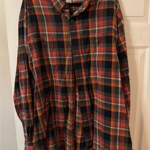 Duluth Trading Co Men's Multicolor Plaid Button Down Shirt